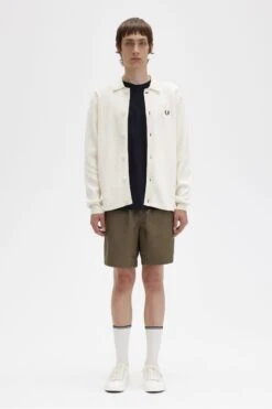 Fred Perry Button Through Knitted Shirt 11 Fred Perry Button Through Knitted Shirt -Fred Perry K5558 560 5