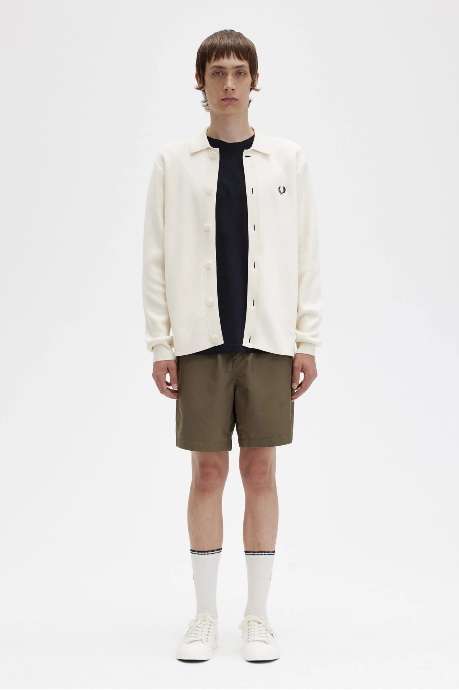 Fred Perry Button Through Knitted Shirt 5 Fred Perry Button Through Knitted Shirt - Image 5