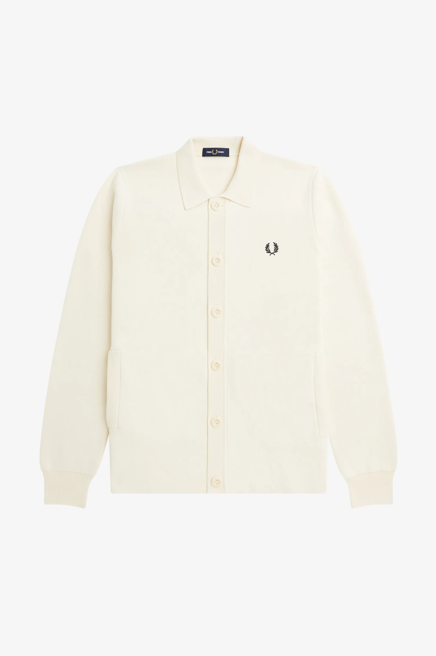 Fred Perry Button Through Knitted Shirt 6 Fred Perry Button Through Knitted Shirt - Image 6