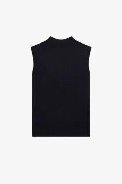 Fred Perry Tipped V-Neck Knitted Tank 13 Fred Perry Tipped V-Neck Knitted Tank -Fred Perry K5855 608 7
