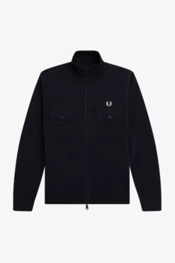 Fred Perry Knitted Track Jacket 12 Fred Perry Knitted Track Jacket -Fred Perry K5857 608 6