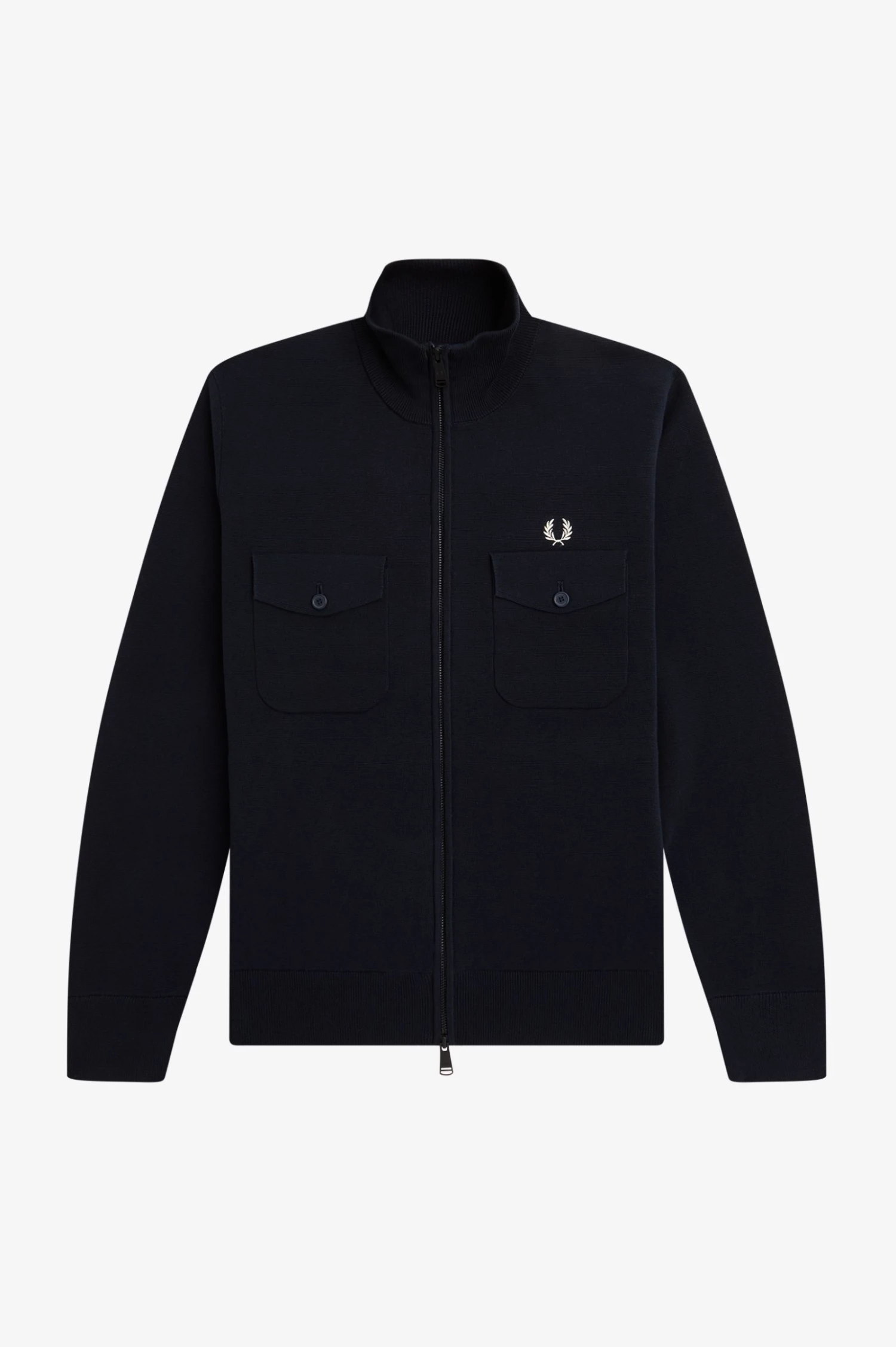 Fred Perry Knitted Track Jacket 6 Fred Perry Knitted Track Jacket - Image 6