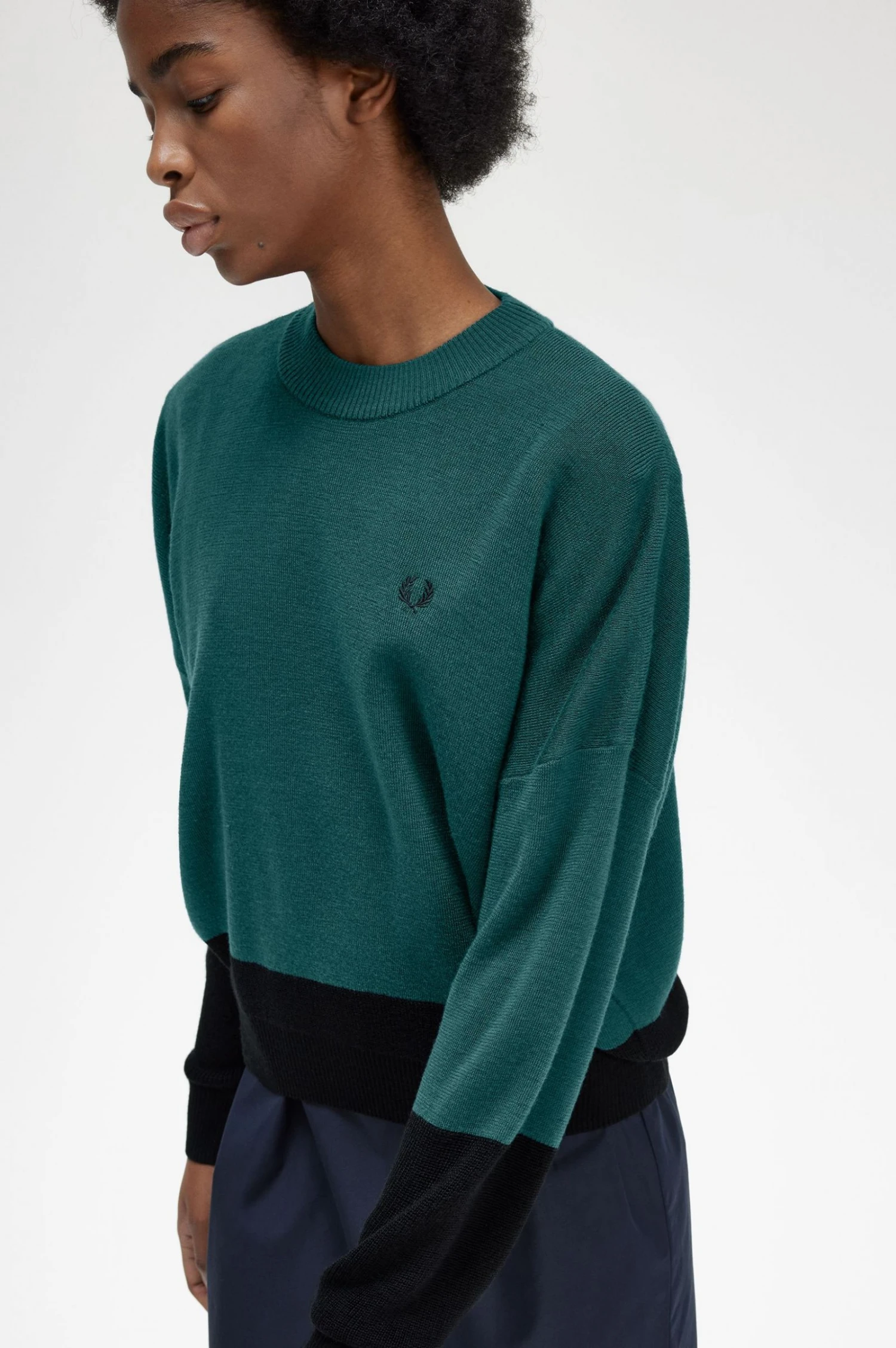 Fred Perry Colour Block Jumper 4 Fred Perry Colour Block Jumper - Image 4