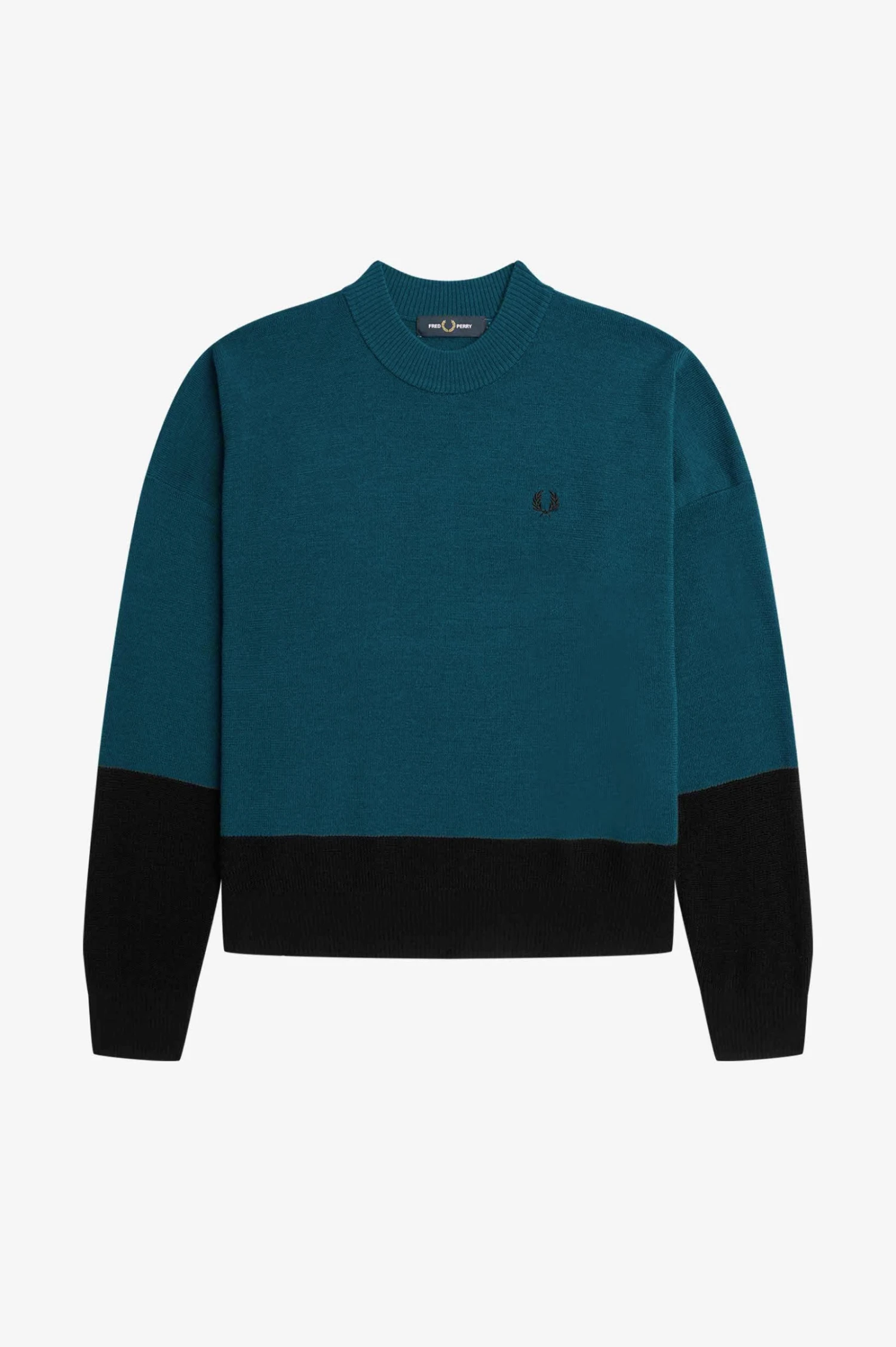 Fred Perry Colour Block Jumper 6 Fred Perry Colour Block Jumper - Image 6