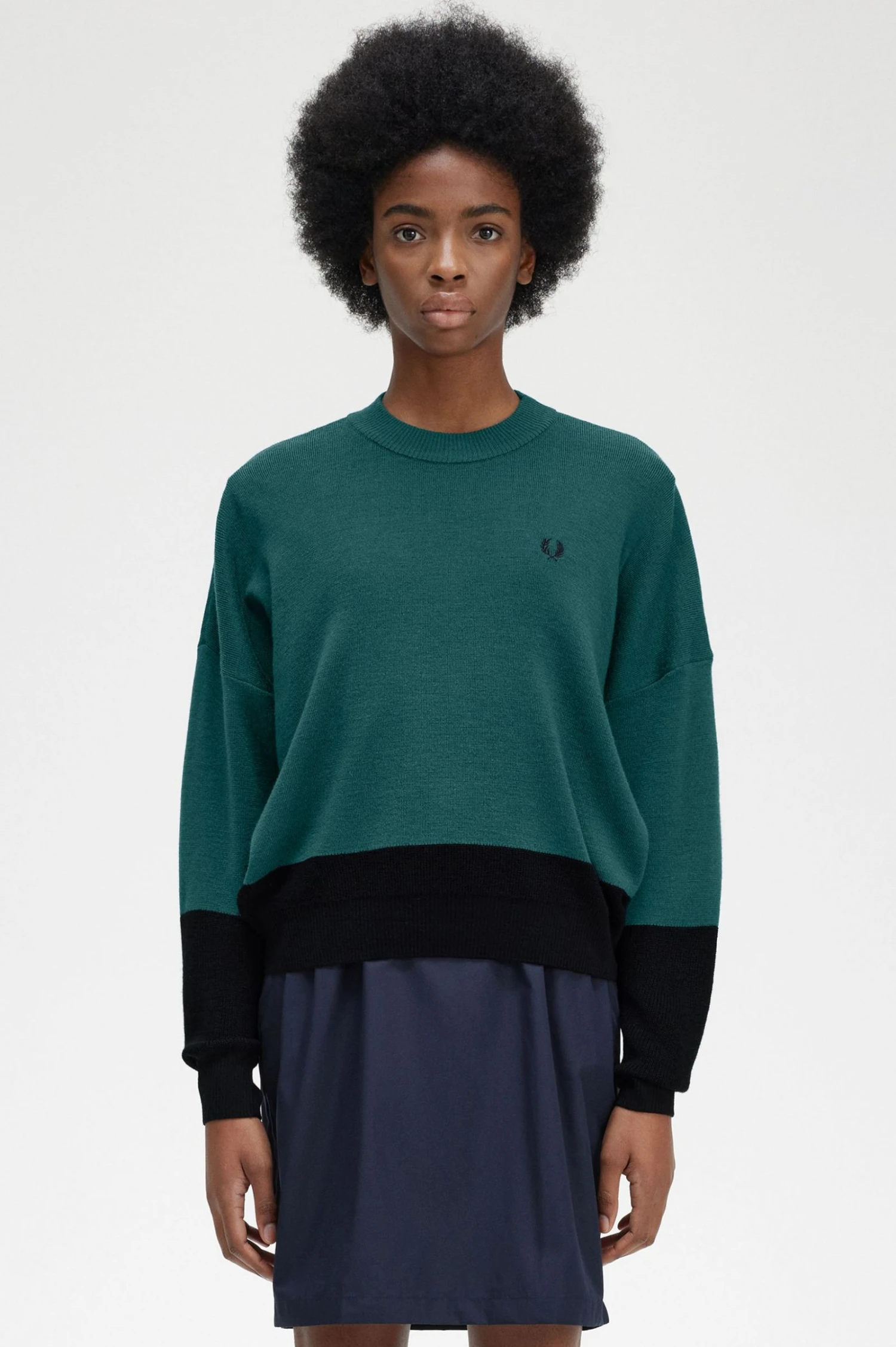 Fred Perry Colour Block Jumper 1 Fred Perry Colour Block Jumper