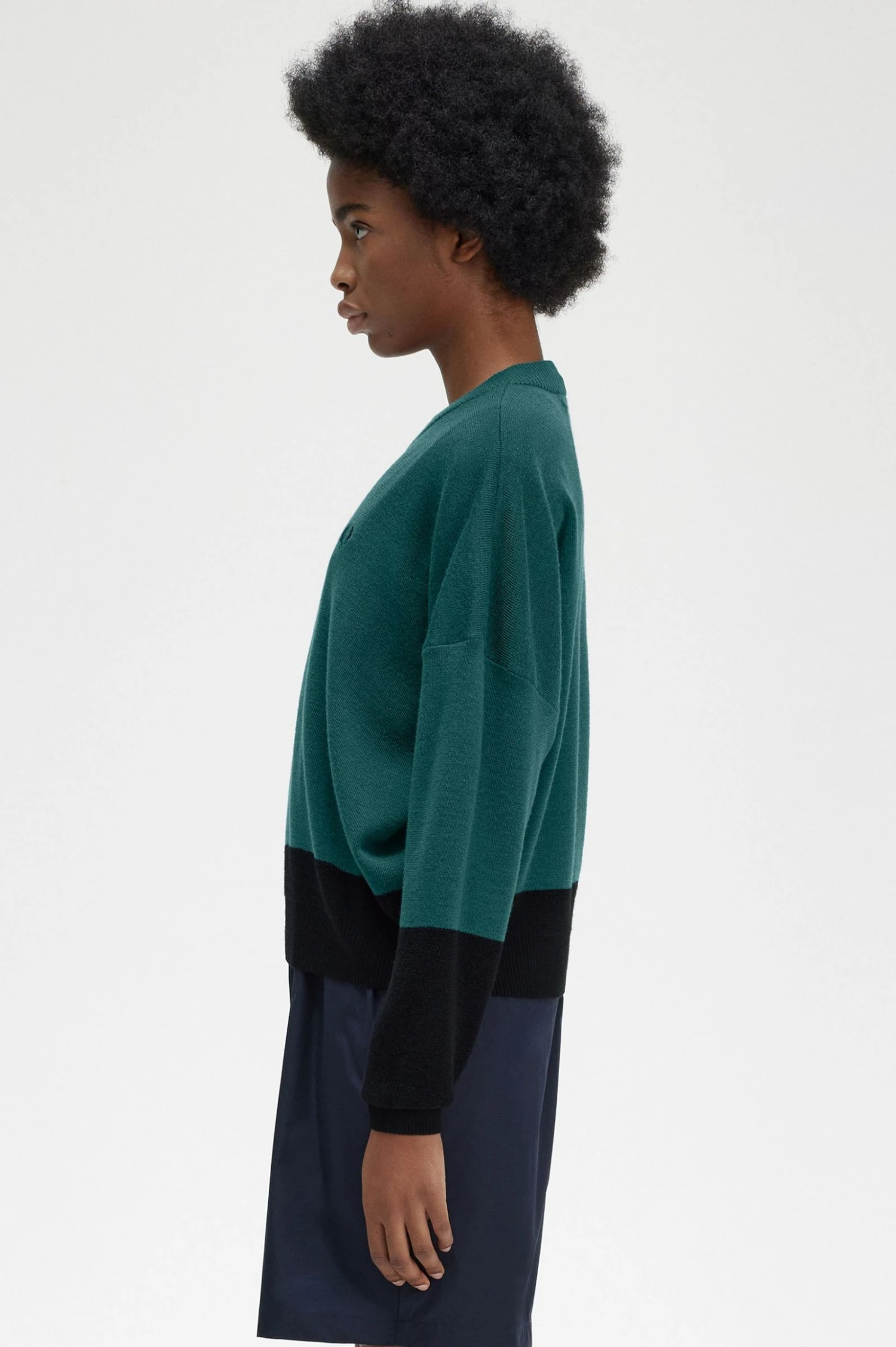 Fred Perry Colour Block Jumper 2 Fred Perry Colour Block Jumper - Image 2