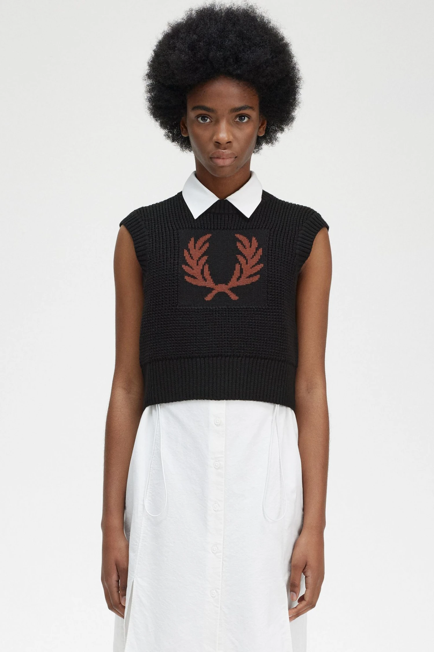 Fred Perry Laurel Wreath Knitted Tank 1 Fred Perry Laurel Wreath Knitted Tank