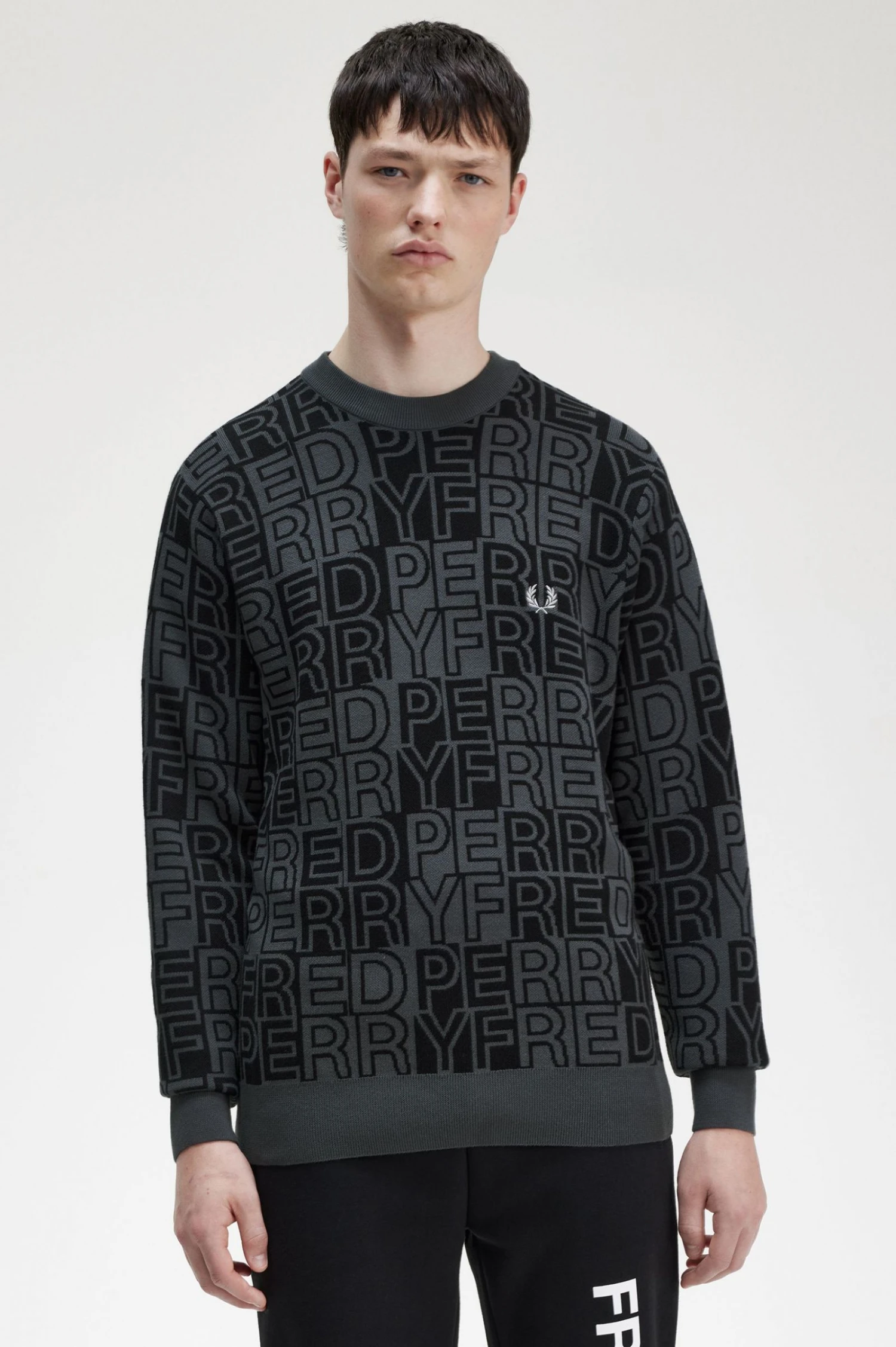 Fred Perry Block Graphic Jumper 4 Fred Perry Block Graphic Jumper - Image 4