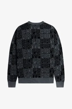 Fred Perry Block Graphic Jumper 13 Fred Perry Block Graphic Jumper -Fred Perry K6502 G85 V2 Q323 FLATBACK