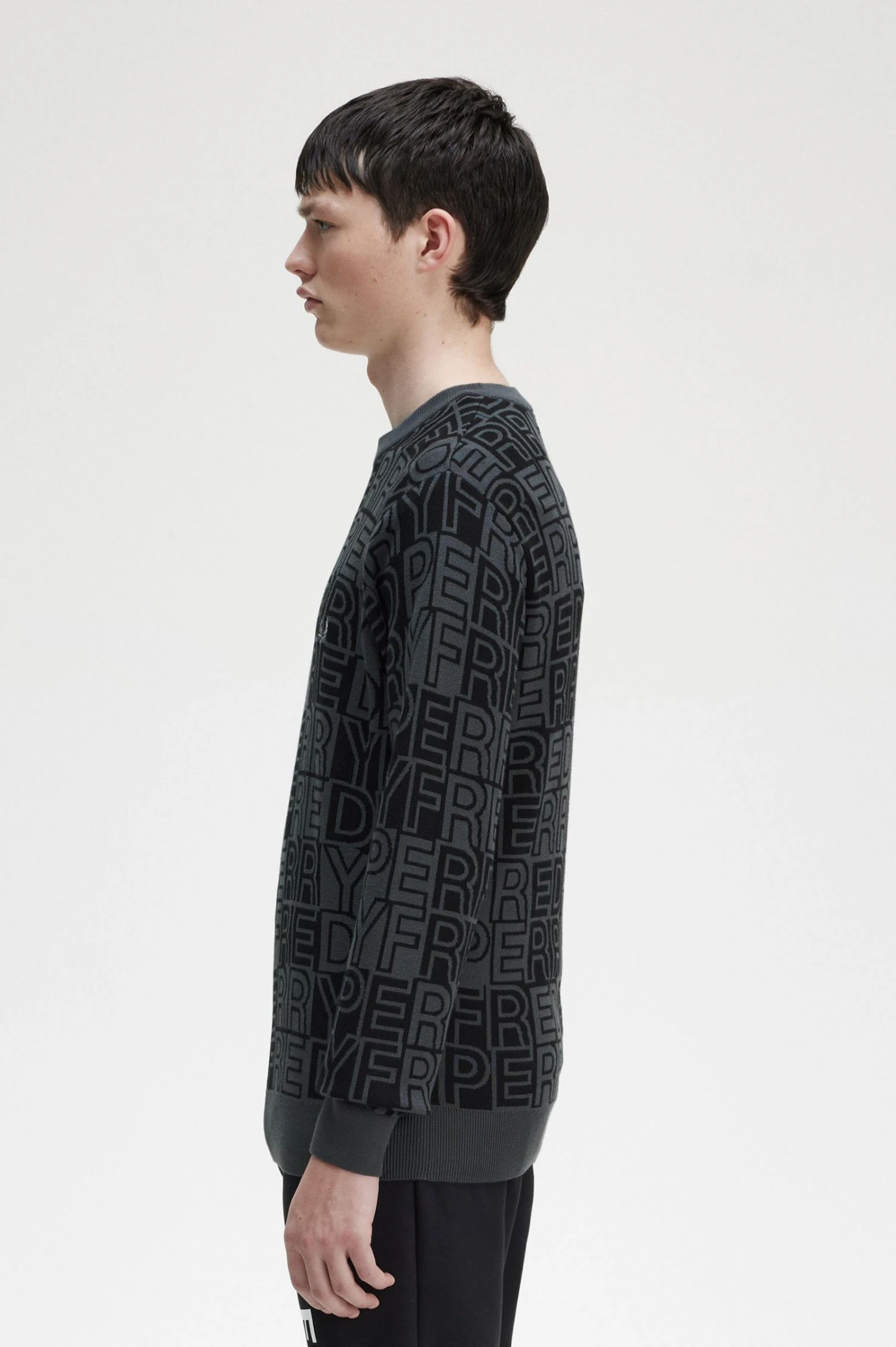 Fred Perry Block Graphic Jumper 2 Fred Perry Block Graphic Jumper - Image 2