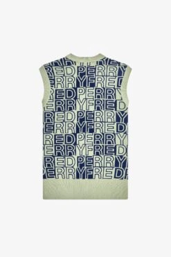 Fred Perry Block Graphic Tank 15 Fred Perry Block Graphic Tank -Fred Perry K6503 M37 V2 Q323 FLATBACK