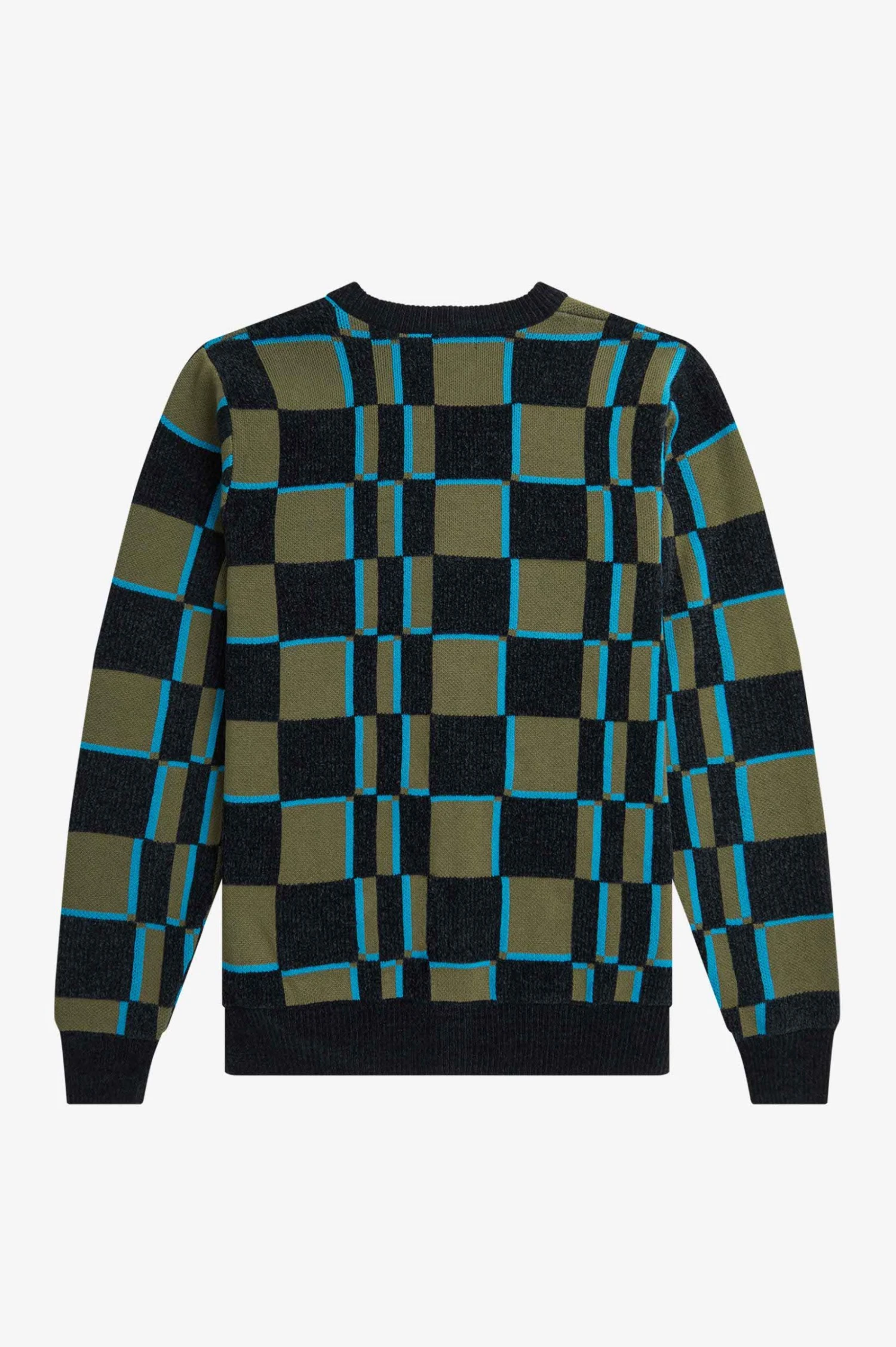 Fred Perry Glitch Chequerboard Cardigan 7 Fred Perry Glitch Chequerboard Cardigan - Image 7