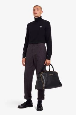 Fred Perry Roll Neck Jumper -Fred Perry K9552 102 6