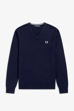 Fred Perry Classic V-Neck Jumper 11 Fred Perry Classic V-Neck Jumper -Fred Perry K9600 795 6