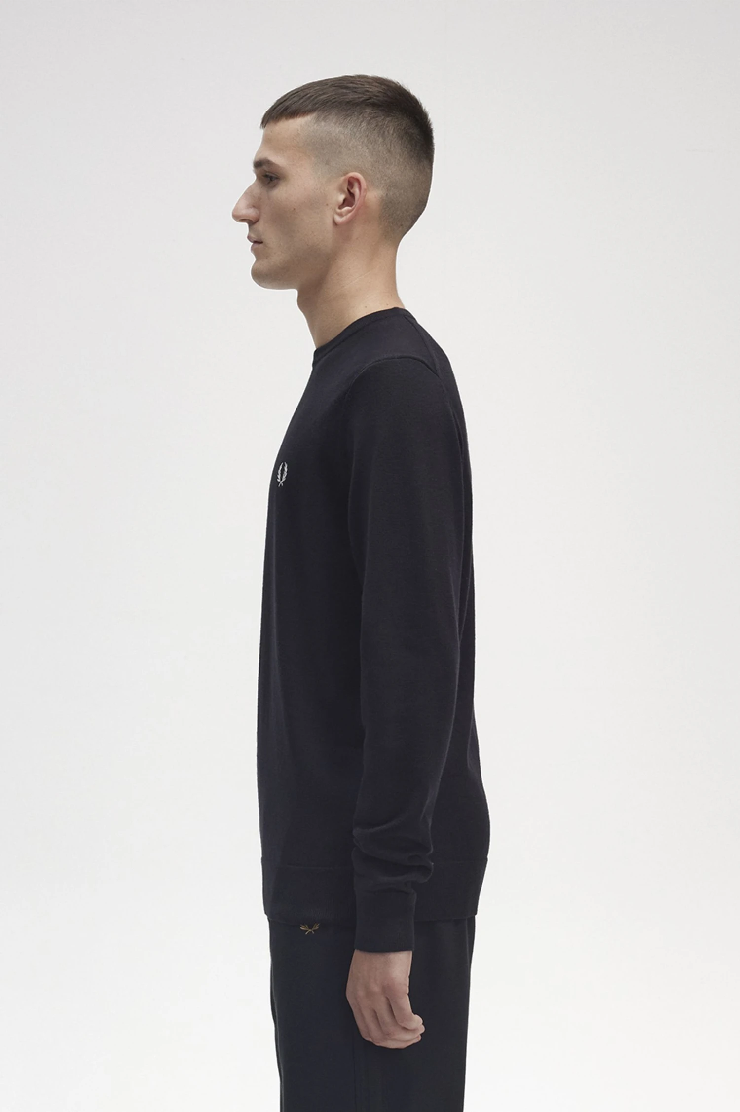 Fred Perry Classic Crew Neck Jumper 2 Fred Perry Classic Crew Neck Jumper - Image 2