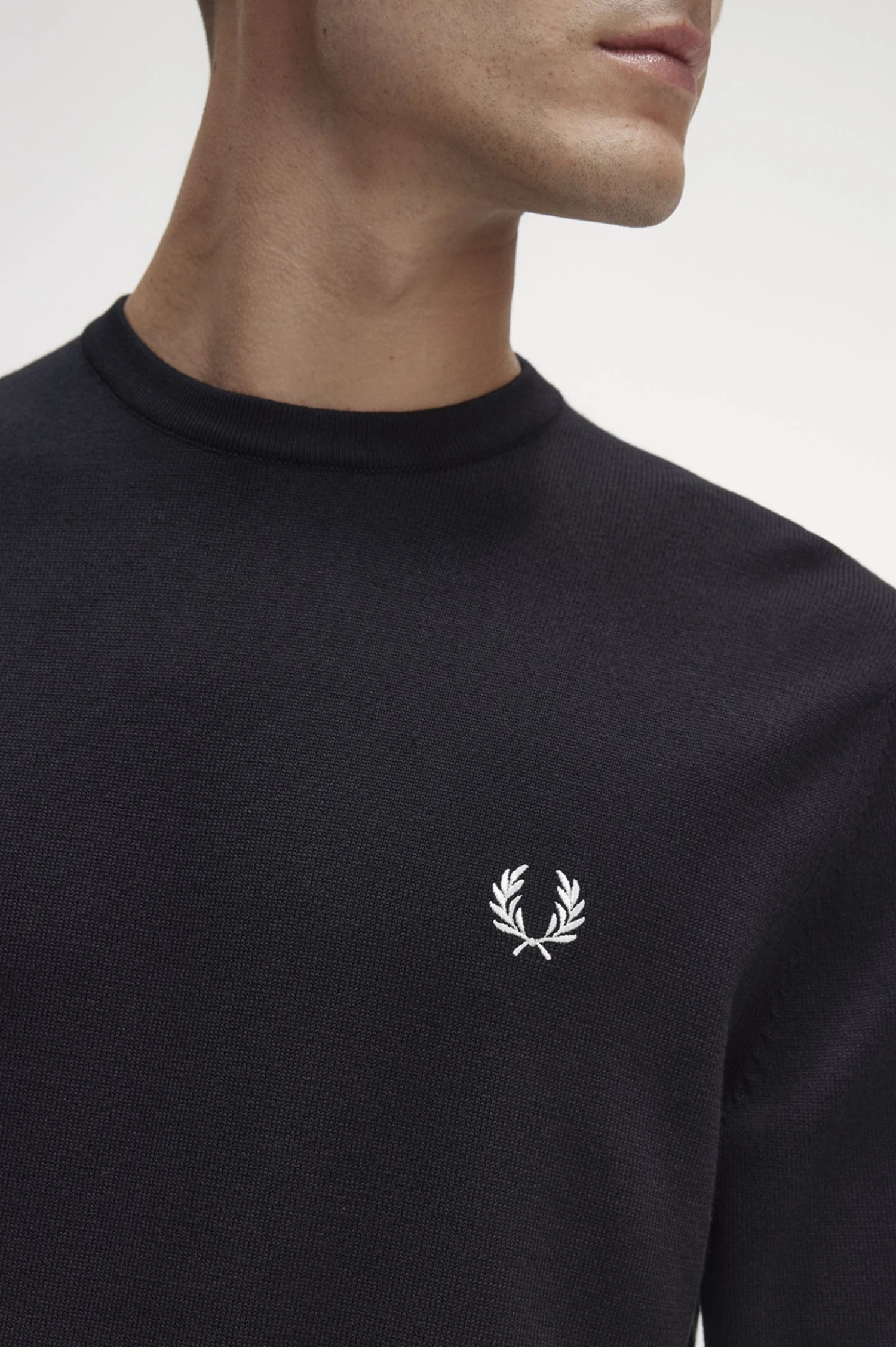 Fred Perry Classic Crew Neck Jumper 3 Fred Perry Classic Crew Neck Jumper - Image 3