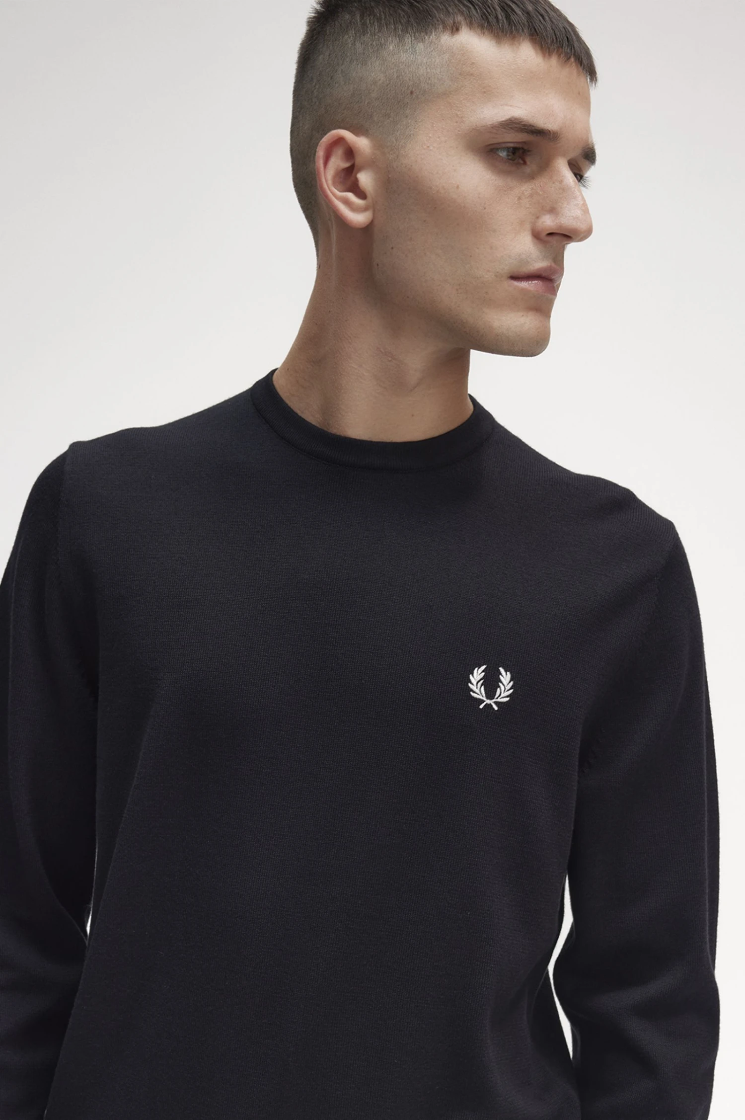 Fred Perry Classic Crew Neck Jumper 4 Fred Perry Classic Crew Neck Jumper - Image 4