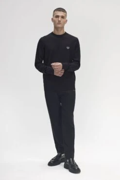 Fred Perry Classic Crew Neck Jumper 10 Fred Perry Classic Crew Neck Jumper -Fred Perry K9601 198 5