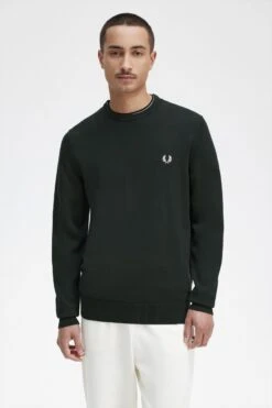 Fred Perry Classic Crew Neck Jumper 10 Fred Perry Classic Crew Neck Jumper -Fred Perry K9601 Q20 V2 Q323 ED2