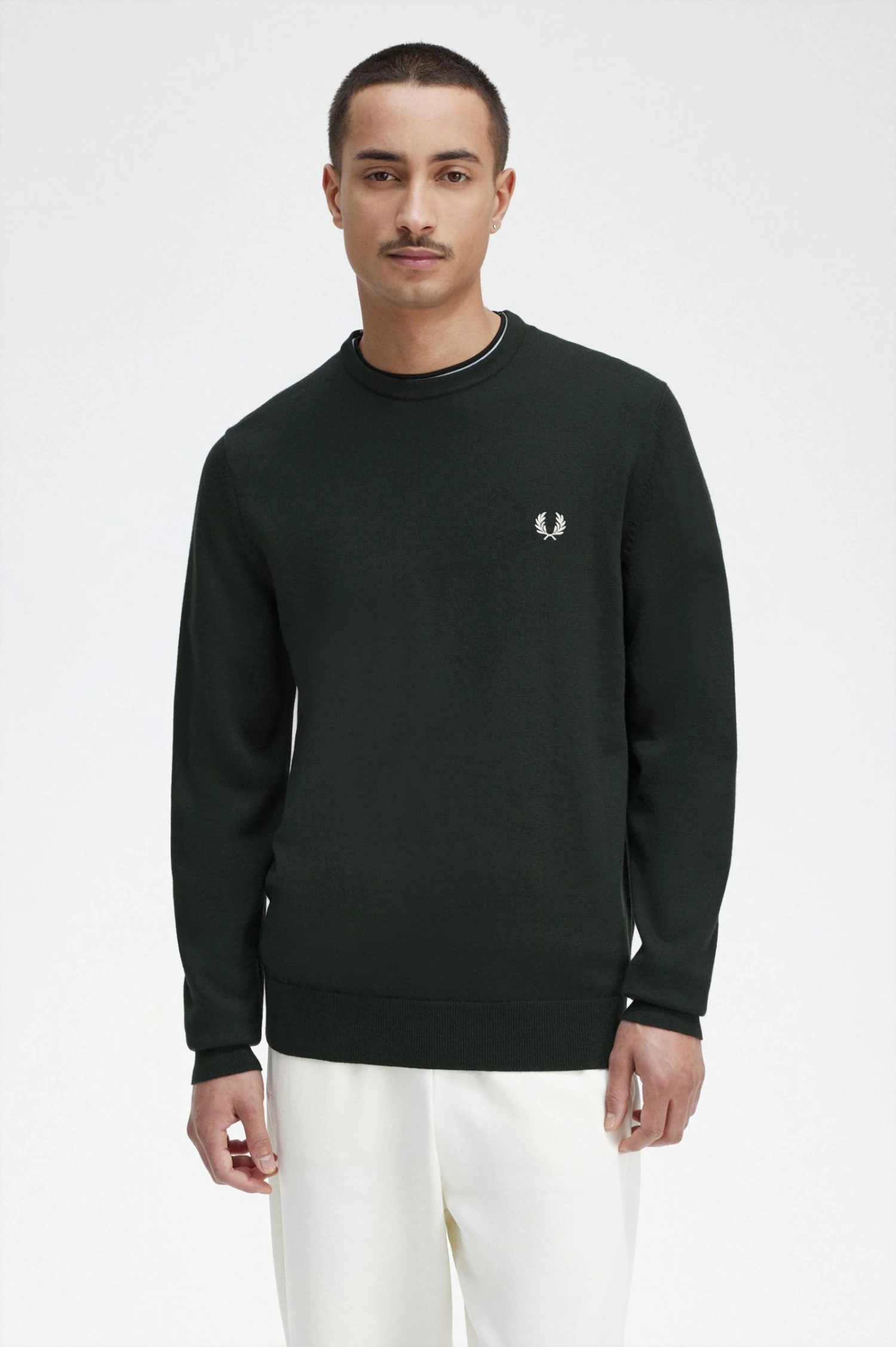 Fred Perry Classic Crew Neck Jumper 4 Fred Perry Classic Crew Neck Jumper - Image 4