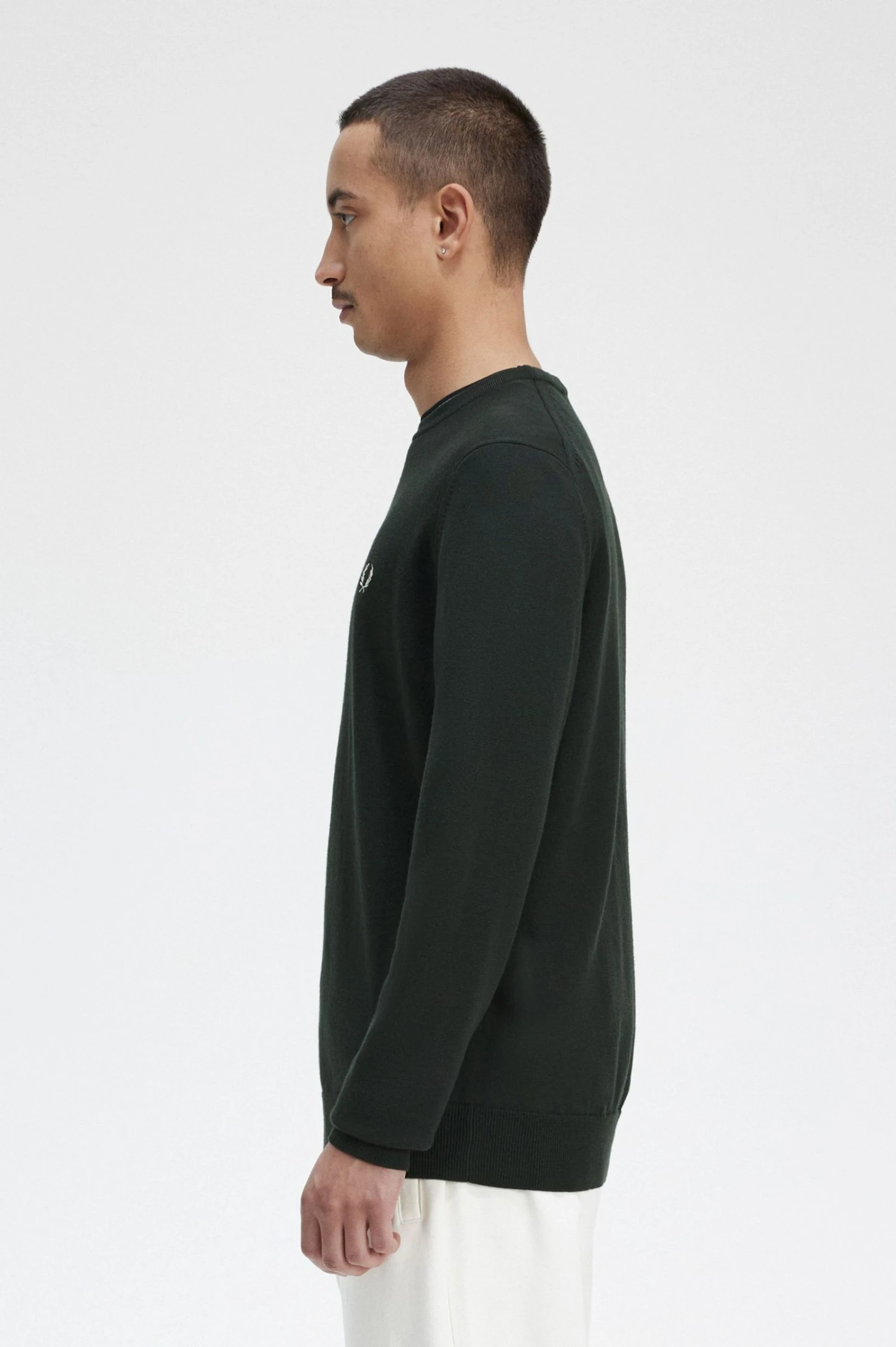Fred Perry Classic Crew Neck Jumper 2 Fred Perry Classic Crew Neck Jumper - Image 2