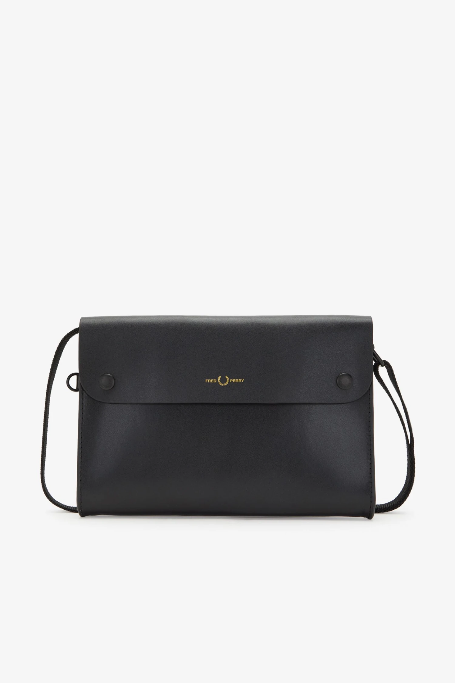 Fred Perry Burnished Leather Sacoche Bag 1 Fred Perry Burnished Leather Sacoche Bag