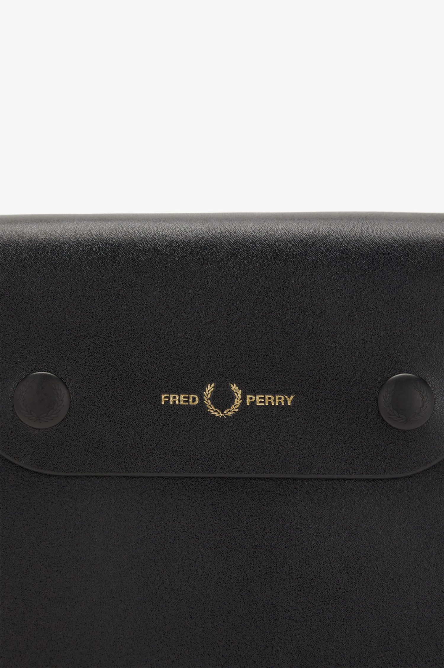 Fred Perry Burnished Leather Pouch 5 Fred Perry Burnished Leather Pouch - Image 5