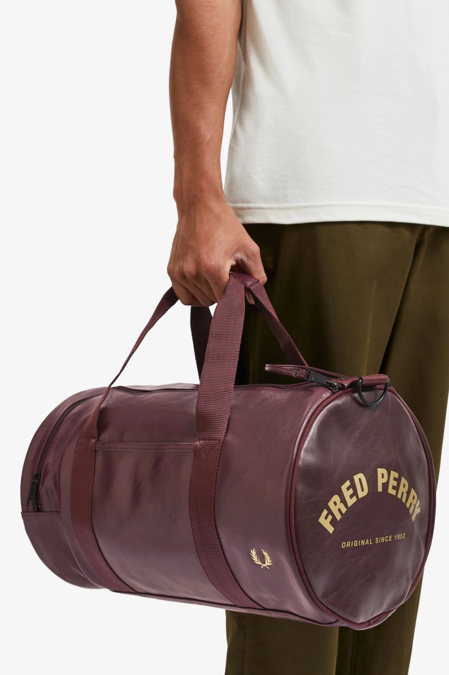 Fred Perry Tonal Barrel Bag 7 Fred Perry Tonal Barrel Bag - Image 7