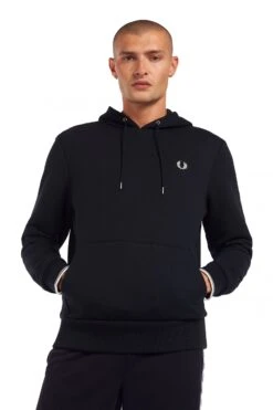 Fred Perry Tipped Hooded Sweatshirt