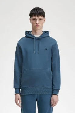 Fred Perry Tipped Hooded Sweatshirt