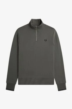 Fred Perry Half Zip Sweatshirt 10 Fred Perry Half Zip Sweatshirt -Fred Perry M3574 638 V2 Q323 FLATFRONT