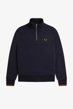 Fred Perry Half Zip Sweatshirt 10 Fred Perry Half Zip Sweatshirt -Fred Perry M3574 R63 V2 Q323 FLATFRONT