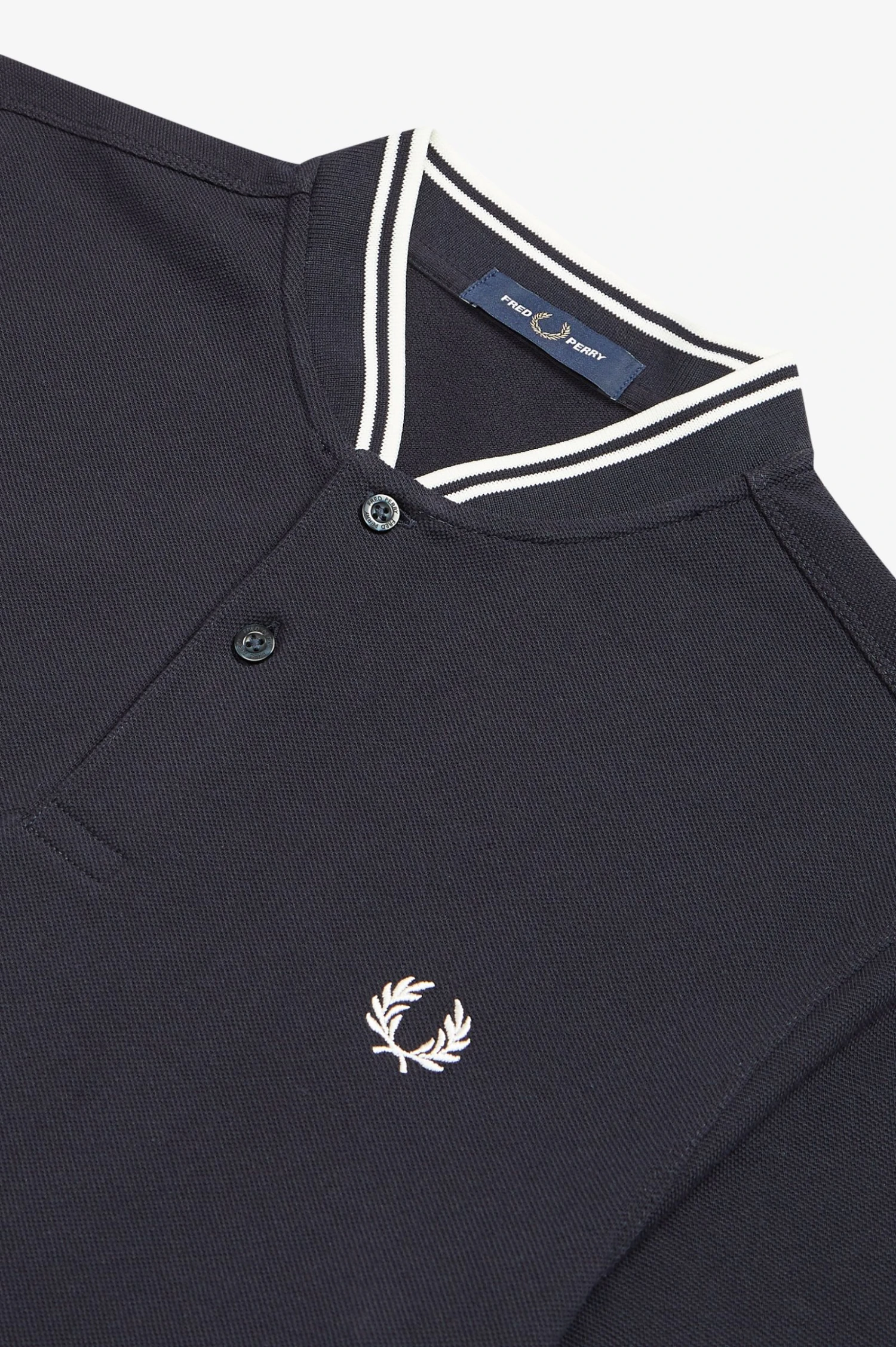 Fred Perry Bomber Collar Polo Shirt 1 Fred Perry Bomber Collar Polo Shirt