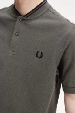 Fred Perry Bomber Collar Polo Shirt 8 Fred Perry Bomber Collar Polo Shirt -Fred Perry M4526 638 V2 Q323 ED1