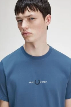 Fred Perry Embroidered T-Shirt 9 Fred Perry Embroidered T-Shirt -Fred Perry M4580 963 V2 Q323 ED2