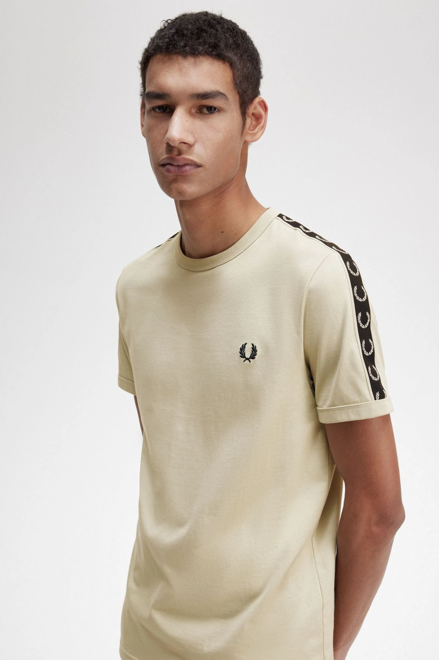Fred Perry Contrast Tape Ringer T-Shirt 4 Fred Perry Contrast Tape Ringer T-Shirt - Image 4