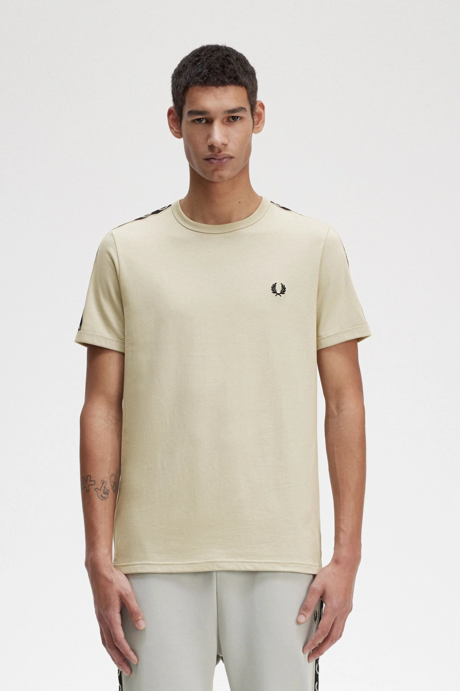 Fred Perry Contrast Tape Ringer T-Shirt 1 Fred Perry Contrast Tape Ringer T-Shirt