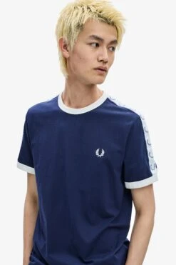 Fred Perry Taped Ringer T-Shirt -Fred Perry M4620 266 3