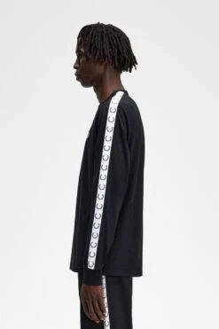 Fred Perry Taped Long Sleeve T-Shirt