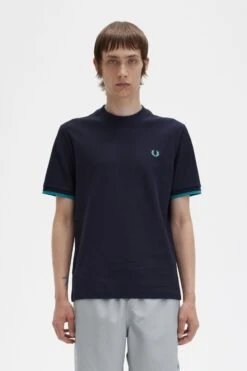Fred Perry Tipped Cuff Piqué Shirt