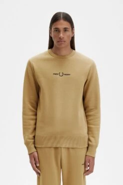 Fred Perry Embroidered Sweatshirt