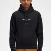 Fred Perry Embroidered Hooded Sweatshirt