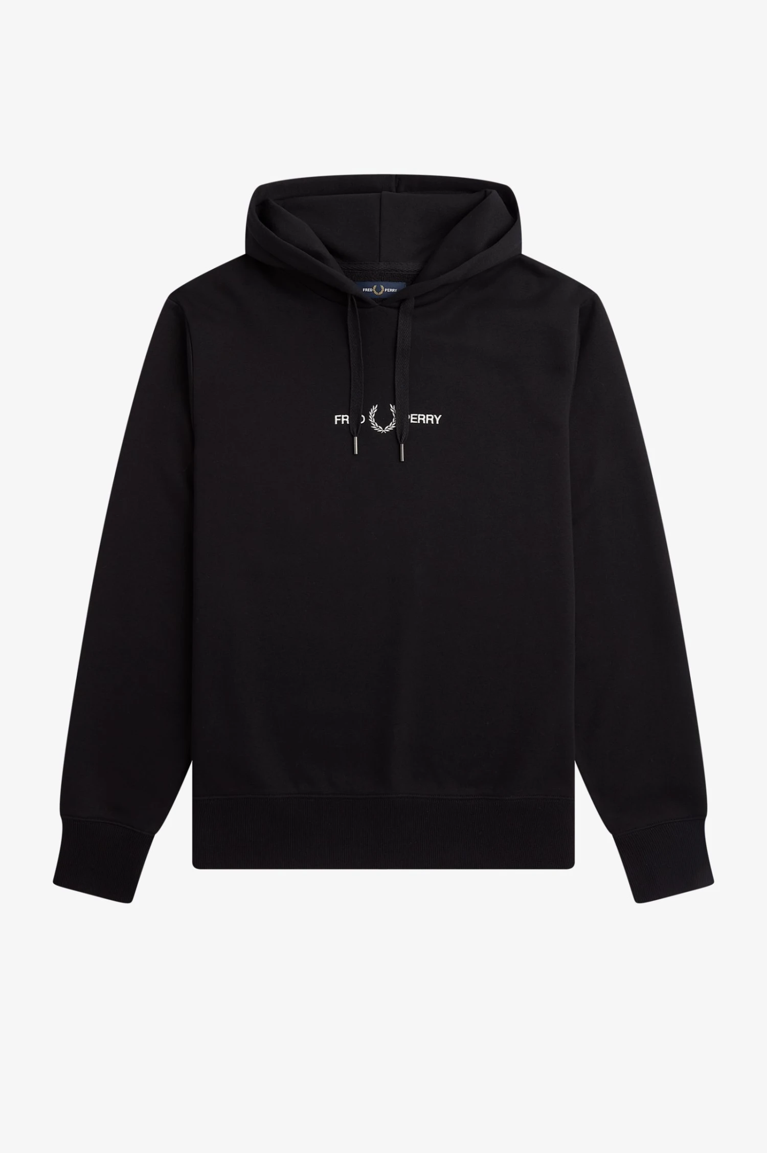 Fred Perry Embroidered Hooded Sweatshirt 6 Fred Perry Embroidered Hooded Sweatshirt - Image 6