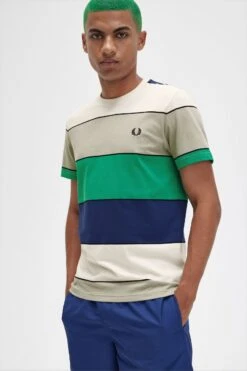 Fred Perry Bold Stripe T-Shirt -Fred Perry M5608 M37 4