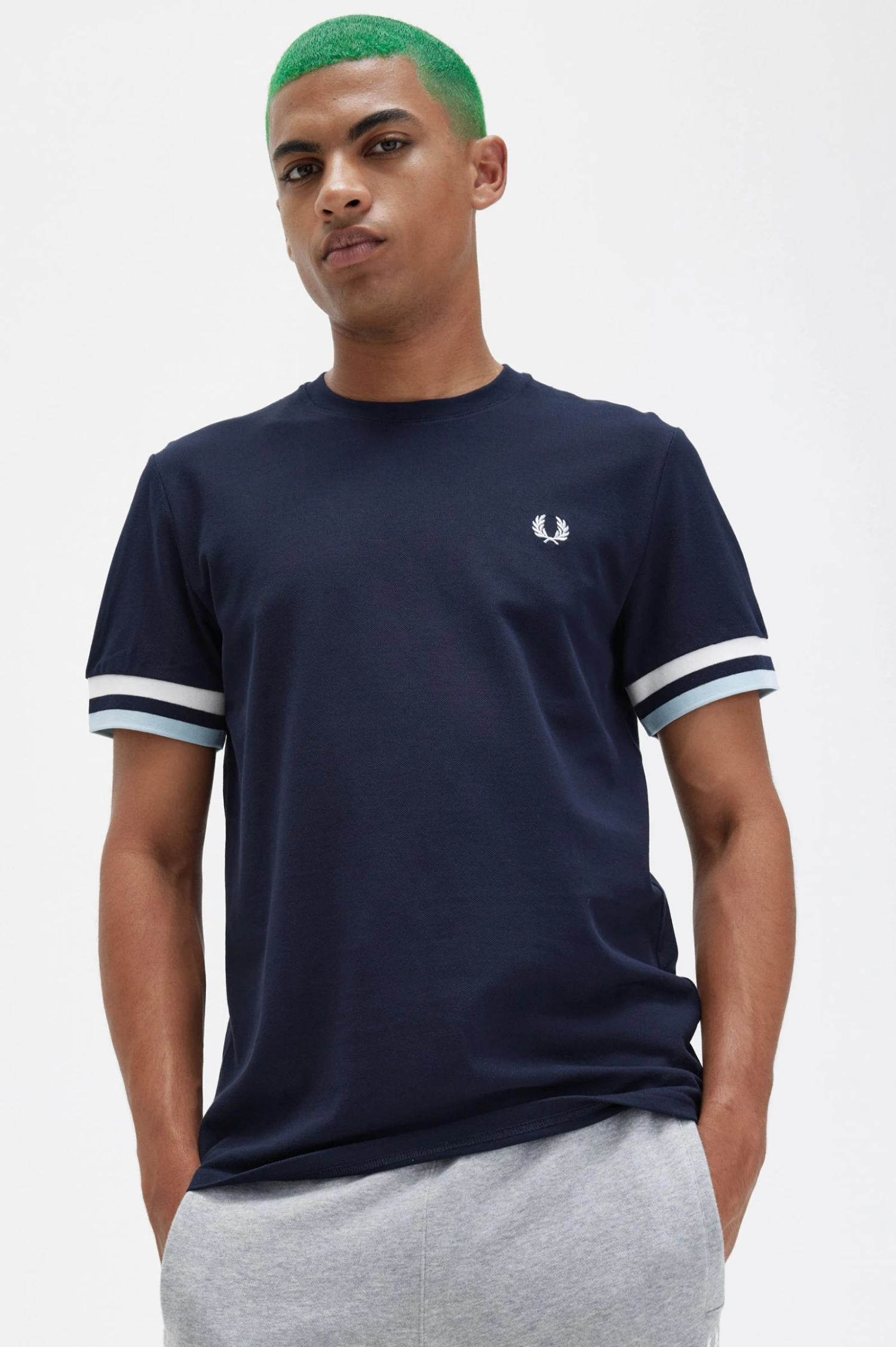 Fred Perry Bold Tipped Piqué T-Shirt 4 Fred Perry Bold Tipped Piqué T-Shirt - Image 4