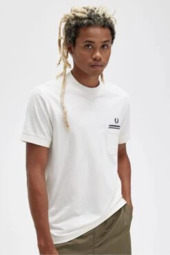 Fred Perry Twin Tipped Pocket T-Shirt -Fred Perry M5614 560 4