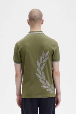 Cross Stitch Laurel Wreath Fred Perry Shirt 11 Cross Stitch Laurel Wreath Fred Perry Shirt -Fred Perry M5672 Q55 3