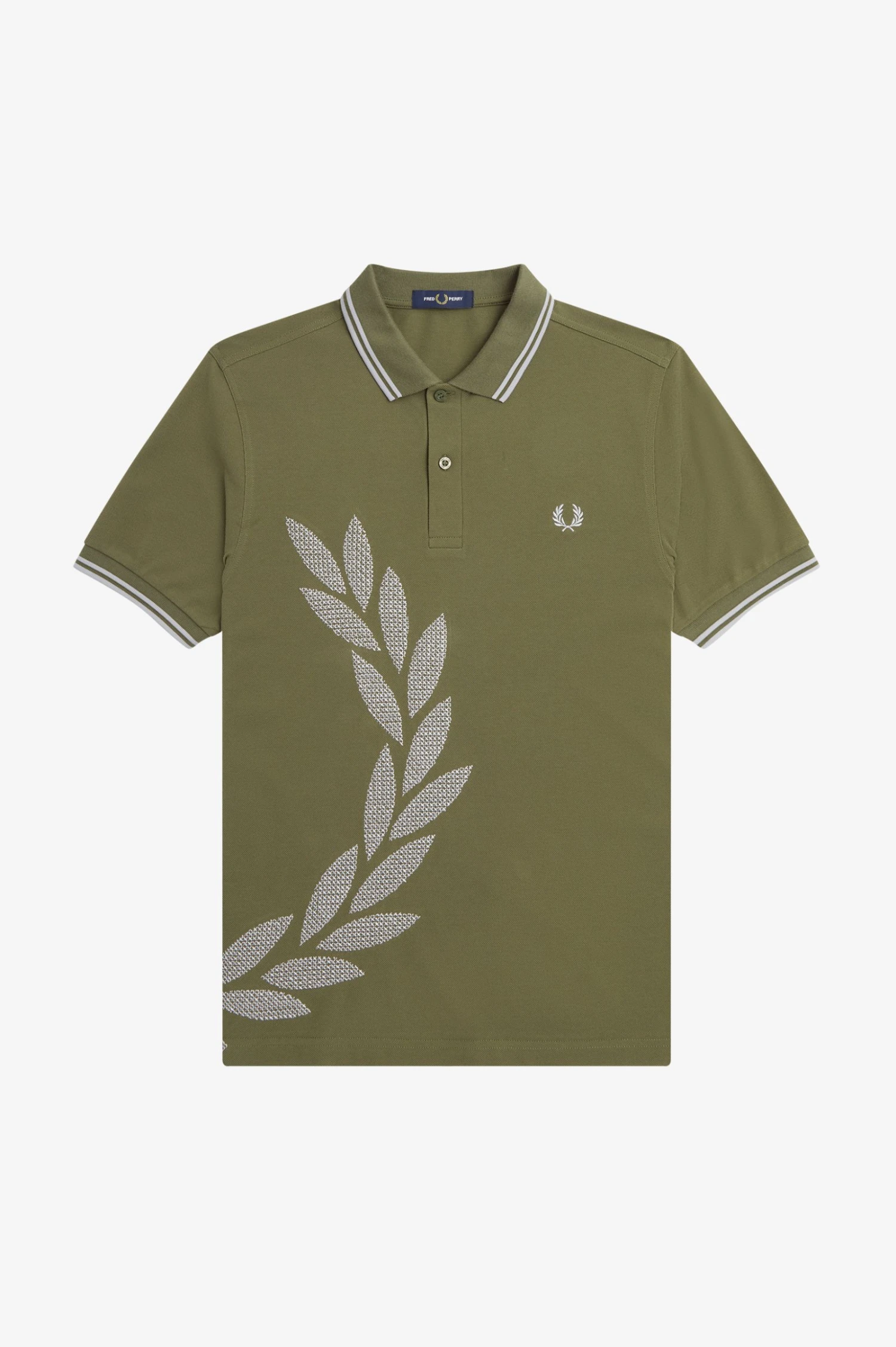 Cross Stitch Laurel Wreath Fred Perry Shirt 8 Cross Stitch Laurel Wreath Fred Perry Shirt - Image 8