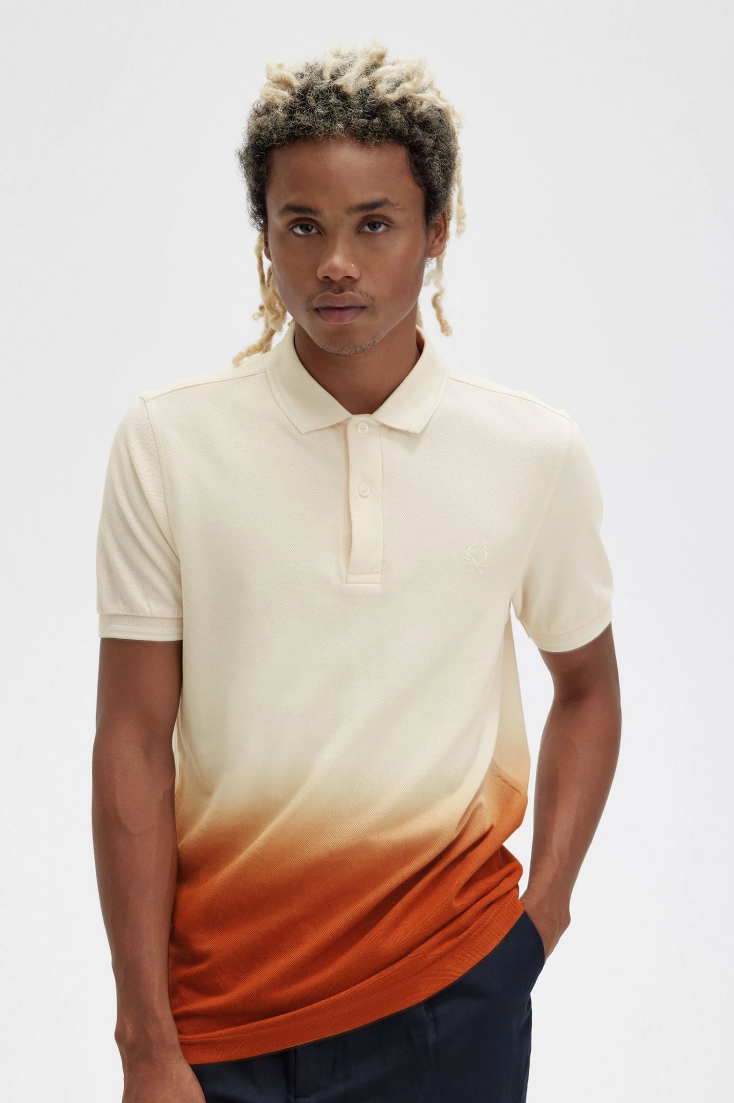 Ombre Fred Perry Shirt 4 Ombre Fred Perry Shirt - Image 4