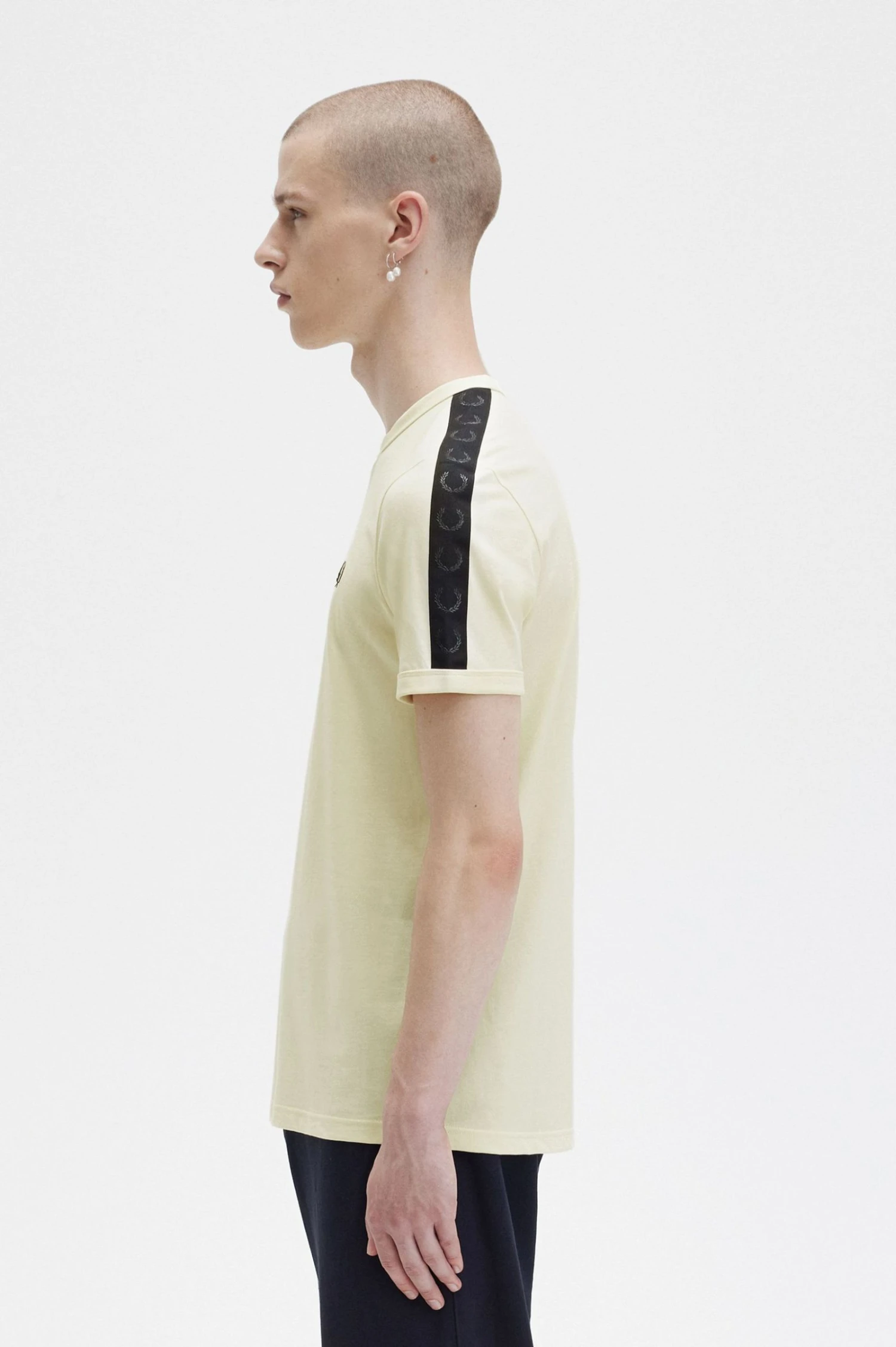 Fred Perry Tonal Tape Ringer T-Shirt 1 Fred Perry Tonal Tape Ringer T-Shirt